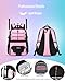 COMECOI Softball Bag, Lightweight Baseball Backpack with Shoes Compartment, Baseball Bat Bags with Fence Hook for TBall Bat & Equipment, for Batting Mitten, Helmet, for Girls, Boys, Youth, Adults