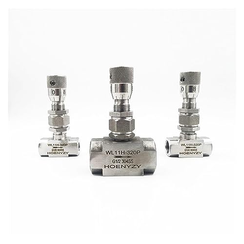 Válvula de aguja microajustable de acero 304 para control de flujo preciso PN16 4