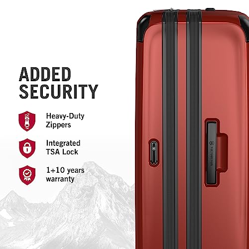 Victorinox Spectra 3.0 Expandable Large Case - Hardside Suitcase & Travel Bag For Men & Women - Red #TOP3
