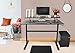 Stand Steady Tranzendesk 55 in Standing Desk with Clamp On Shelf | Crank Height Adjustable Stand Up Workstation with Attachable Monitor Riser | Holds 3 Monitors & Adds Desk Space (55 in/Black)