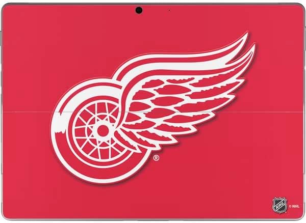 Skinit Decal Tablet Skin Compatible with Surface Pro 9 - Officially Licensed NHL Detroit Red Wings Solid Background Design
