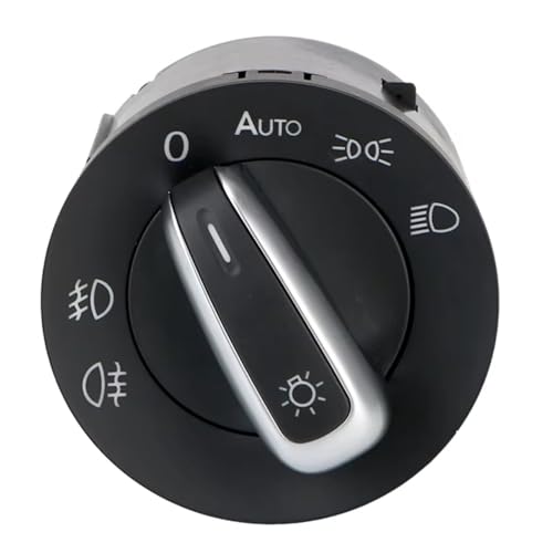 Interruptor control perilla lámpara para renovar el mando de luces desgastado en Passat B6 2