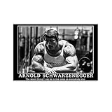 The Worst Thing…Arnold Schwarzenegger's Motivational Poster Print 12x18inch Unframed Wall Art Pictures Home Decor