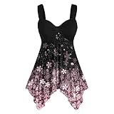 YIJIEKAI Womens Empire Waist Summer Casual Spaghetti Straps Cami, Flowy Tunic Length Long Tank Tops (#01-Pink, XL)