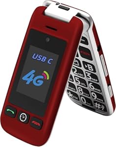 Artfone G6 4G ontgrendelde basis mobiele telefoon voor ouderen丨klaptelefoon丨simvrije groottoetsen ouderentelefoon丨dubbele display丨SOS-knop丨snelle oproep丨oplaadstation丨FM-rad...