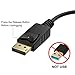 Moread DisplayPort (DP) to VGA Adapter, 2 Pack, Gold-Plated Display Port to VGA Adapter (Male to Female) Compatible with Computer, Desktop, Laptop, PC, Monitor, Projector, HDTV - Black