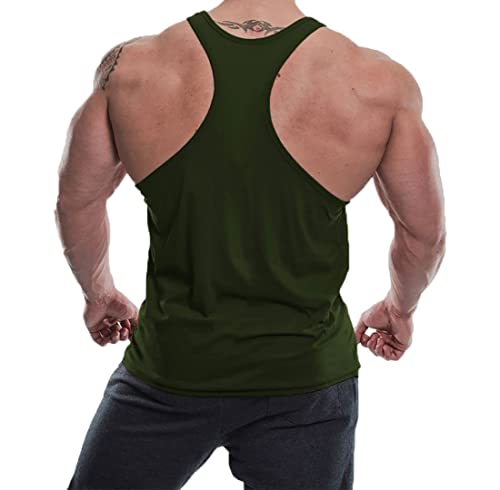 Image of THE BLAZZE 0051 Men's Tank Tops Muscle Gym Bodybuilding Vest Fitness Workout Train Stringers