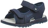 Lederdecksohle Richter Kinderschuhe Jungen Leo Riemchensandalen, Blau (Atlantic/Pacific 7201), 35 EU