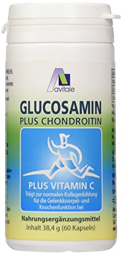 Preisvergleich Produktbild Avitale Glucosamin Chondroitin Kapseln, 60 Stück, 1er Pack (1 x 38,4 g)