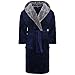 Price comparison product image LD Outlet Luxury Mens Gents Full Length Velour Fleece Robe Dressing Gown Housecoat Robes + Belt Size S- XL