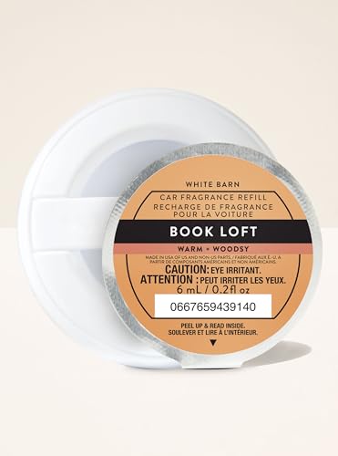 Image of Bath & Body Works Book Loft Car Fragrance Refill| Perfume for cars |Hanging car Air Freshener | Car Accessories interior car perfumes and fresheners | 6ml / 0.2 Fl oz