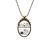 bücherregal antik look Paketmenge: 1 x Halskette DIYthinker Kindliche Kinder nett Illustration Bücherregal Antike Messinghalsketten Weinlese-Anhänger Schmuck Deluxe Geschenk