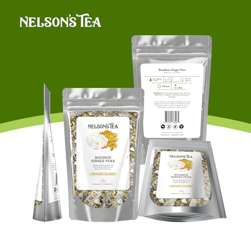 Nelson's Tea Bourbon Ginger Pear Loose Leaf Tea