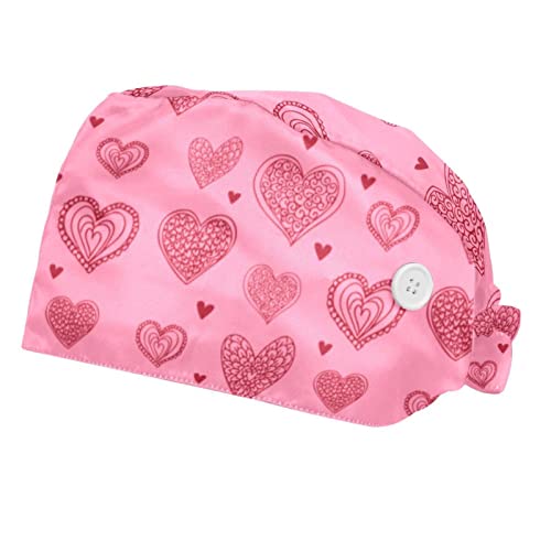 Chapeaux de travail JDEZ avec motif de cœur pour hommes et femmes, lot de 2 casquettes respirantes