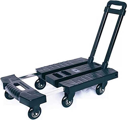 Carro plegable de mano 6 ruedas 22.44x21.65x22.44 in miniatura 1