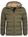 Produktbild Indicode Herren Nemos Steppjacke mit Kapuze | Herrenjacke Winterjacke Freizeitjacke Männer Army XL