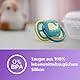 Philips Avent ultra air Schnuller - 2er Pack, BPA-freier, atmungsaktiver Schnuller für Babys ab 18 Monaten, inklusive Transport- und Sterilisationsbox, Wal/Wal (Modell SCF349/24)
