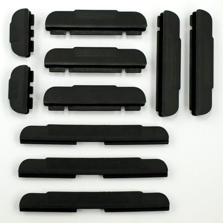 Lamptron Computer Slot Protector Kit - Black (For DDR2/DDR3 RAM, PCI, & PCI-E Slots)