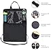 HANDIPRO Car Seat Back Reinforced Protectors - Kick Mats with Car Backseat Organizer, Luxury Car Seat Back Protectors, Waterproof Kick Guards, With Clear Touch Screen Tablet Holder (Black, 2 Pack)