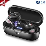 Bluetooth Kopfhörer, Kabellose Kopfhörer In Ear Bluetooth 5.0 Stereo-Kopfhörer IPX5 Wasserdicht...