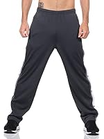 ZARMEXX Herren Trainingshose mit seitlicher Knopfleiste zum öffnen Button Up Sporthose Freizeithose Jogginghose Sportswear (grau, 3XL) – Ansicht 2
