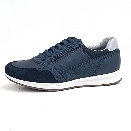 Geox U Avery A, Zapatillas, Hombre, Azul Marino, 43 EU