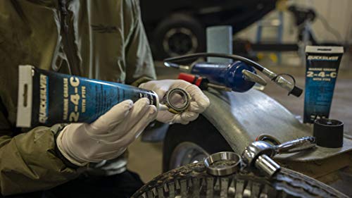 Quicksilver 802859Q1 2-4-C Marine Grease With Teflon, Multi-Purpose Marine Lubricant – 8 Oz. Tube #TOP5