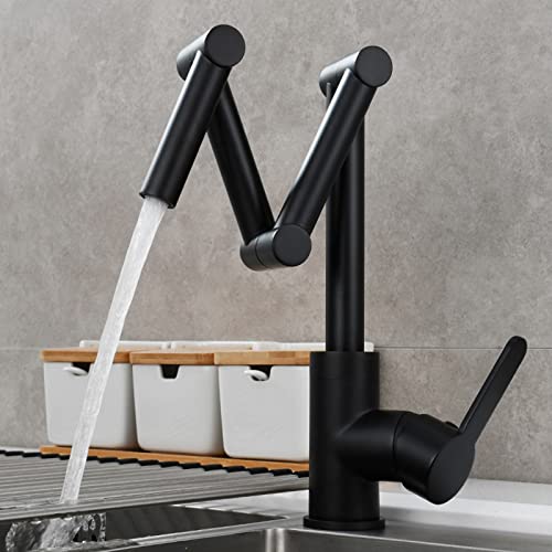 Robinet de cuisine pliable BIANBHUO, le mitigeur idéal pour îlot et grand évier
