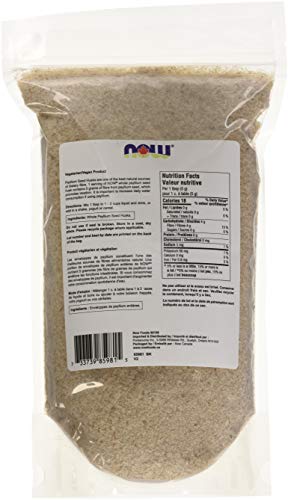 Now Whole Psyllium Husks, 454 G #TOP1