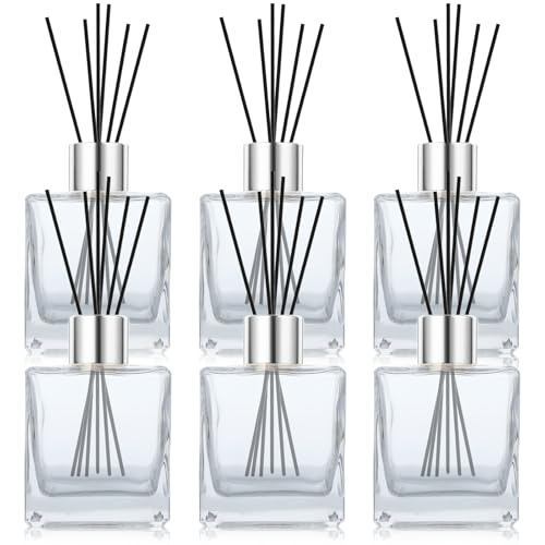 La mejor selección de Fragancias para el hogar - los preferidos. 41 Voyzdx Difusor Aromatizante con Varitas Refrescante 100ml,6Pcs Botella Difusor con Tapa y 30 Varillas Ambientador,Difusores de Aceites Esenciales con Fragancia para el Hogar Baño...