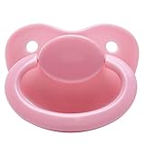 Littleforbig Adult Sized Pacifier Dummy for Adult Baby ABDL BigShield Pink