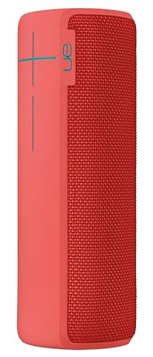 Ultimate Ears Boom 2 LITE Enceinte sans Fil Portable Bluetooth, Son à 360 Degrés, Etanche, Anti-Choc, Connexion Multiple, Batterie 15h - Rouge