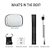 mentech Heart Rate Monitor, Advanced Sensor, Precise Data, 140 Hours Battery Life, Sleep Monitor, Ant + Bluetooth, Comfort, Easy to wear, Auto-wear Detection, Waterproof, Black, Standard(7.1