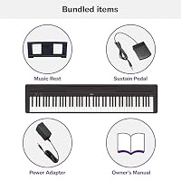 YAMAHA P71 88-Key Weighted Action Digital Piano with Sustain Pedal and Power Supply (Amazon-Exclusive) — image 5