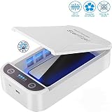 Gnceei UV Sterilizer Portátil Caja de Desinfección del Teléfono Celular, Sterilizer con Cable USB para iPhone Android, Máscara, Pantalla de Joyería, etc