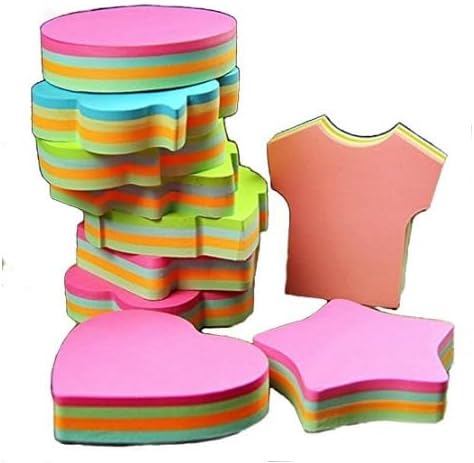 6PCS Shape Sticky Notes