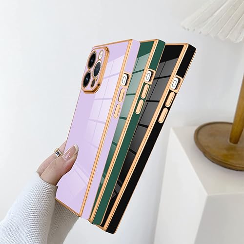 SAKUULO Luxury Rectangle Case for iPhone 15 Pro Max, Green by SAKUULO - Used condition - Image 5