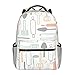 BYETWIK Schulrucksack Schultaschen Mädchen Jungen Teenager Rucksack, Küchenutensilien Schultasche Schulrucksäcke Backpack für Damen Herren Geeignet