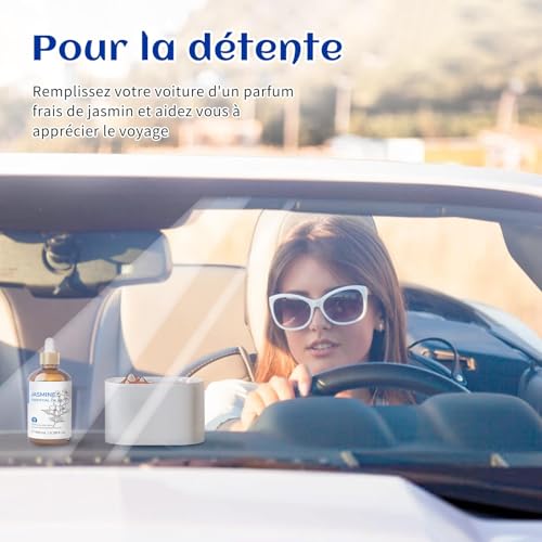 Jasminöl Hiqili 100ml – Reines Ätherisches Öl für Diffuser und Hautpflege