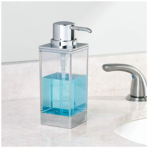 Idesign Clarity Square Pump For Liquid Soap, Lotion, Essential Oils #TOP2