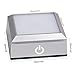 ERWEI LED Light Base for Crystal 3D Glass Art Colorful Lighted Square Stand Display Plate Flat