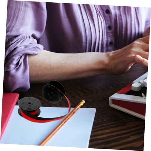 VILLCASE Roda de tinta de duas cores para máquina de escrever maquina de escrever Fita de máquina de