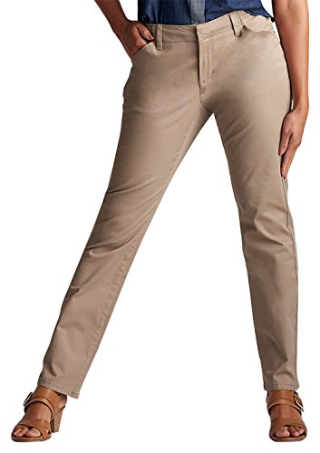 Lee Women's Petite Midrise-Fit Essential Chino Pant