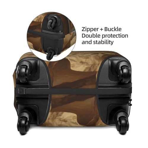 Classical Pug Cozy Pajama Set Elastic Travel Luggage Covers Dustproof Scratch-Resistant Suitcase Protector Fit 22-24 Inch2