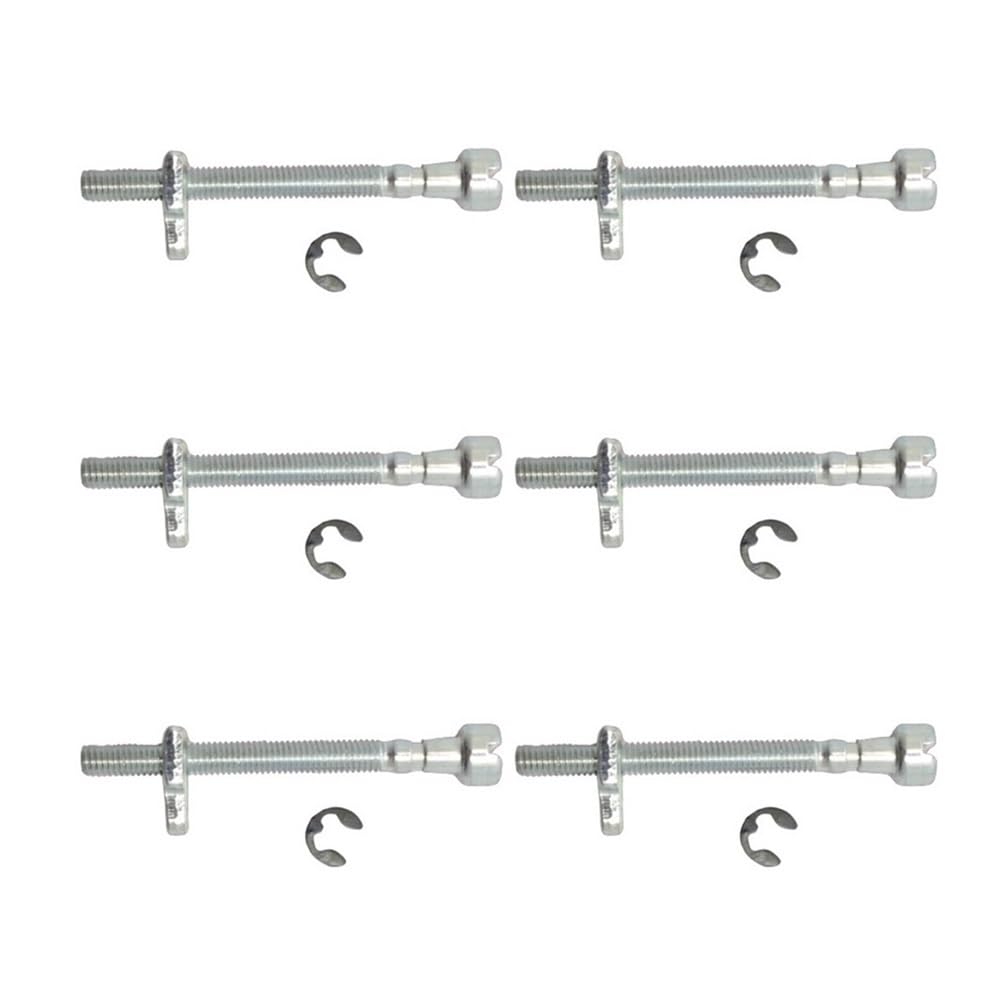 Tornillo Tensor ajustador de Barra de Cadena, 6 uds., Apto for Motosierra 235 240 36 41 136 141 137 142 2200 2300 2500 2600 2750