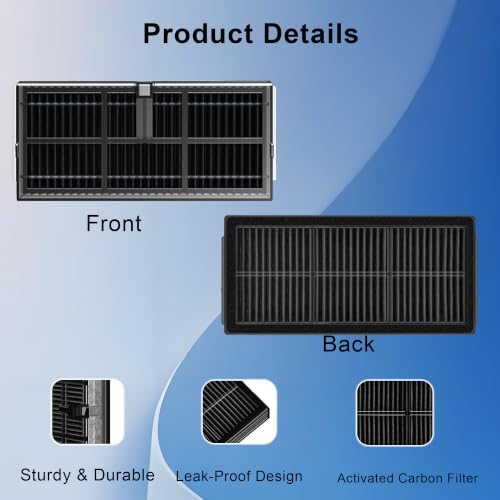 Image of Pymin 6Pcs Replacement Filter for Dreame X40 Ultra / L10s Pro Ultra Heat / X30 Ultra / L10s Ultra Gen 2 / Mova P50 Pro Ultra / P10 Pro Ultra Robot Vacuum,Replacement Parts Filters,Filter Accessories