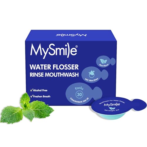 MySmile Water Flosser Mouthwash, Travel Size, 30 Uses
