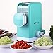 Produktbild dongzhifeng Spiralschneider Nahrungsmittelzerhacker und -Schneider Nahrungsmittelgemüse-Gewürz-Prozessor Multifunktionshaushaltsküche-Handbuch-Fleischwolf-Gemüseschneider schneller Zerhacker Blau