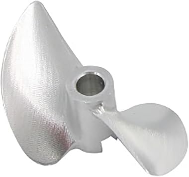 RC Boat CNC Aluminum Propeller 4mm Collet 30mm to 45mm 2 Blade Semi Submerged Metal Propeller for High Speed Racing Boat44mm