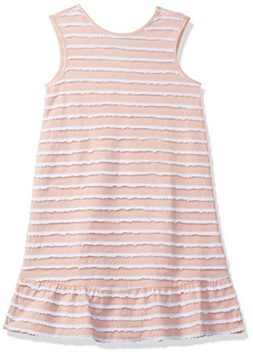 Image of United Colors of Benetton Girl's Cotton Blend a-line Knee-Length Casual Dress